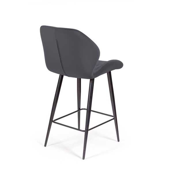 Стул полубарный Crystal, бархат серый 27 от интернет-магазина IDODOM.RU