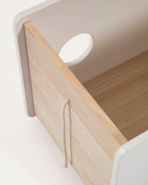 Тележка для хранения Bianina из массива натуральной сосны FSC и белого МДФ от интернет-магазина IDODOM.RU