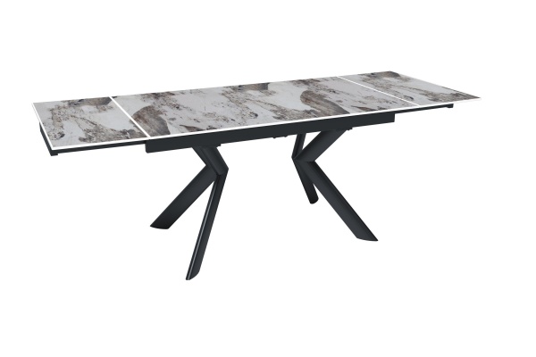 Стол раскладной Bridge (120+30+30), керамика глянцевая Pandora от интернет-магазина IDODOM.RU