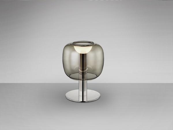 Настольная лампа Icon хром/дымчатое стекло от интернет-магазина IDODOM.RU