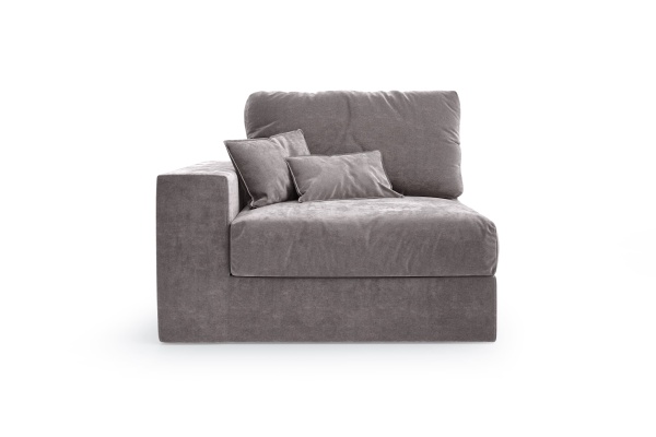 Модуль диван Элизиум угловой - Эконом микровелюр