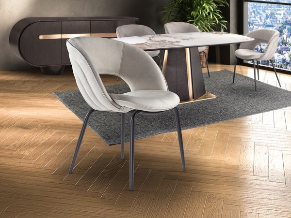 Nim Стул каменно-серый/черный от интернет-магазина IDODOM.RU