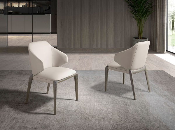 Стул 5123/ACH23016 из экокожи кремового цвета от интернет-магазина IDODOM.RU