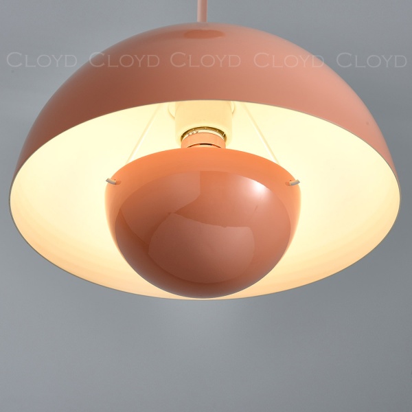 Подвесной светильник Cloyd ERMA-B P1 / Ø23 см - коралловый (арт.11395) от интернет-магазина IDODOM.RU