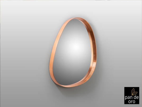 Julie Декоративное зеркало розовое золото от интернет-магазина IDODOM.RU