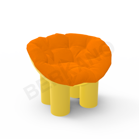 Кресло SLON Kids Yellow, Orange