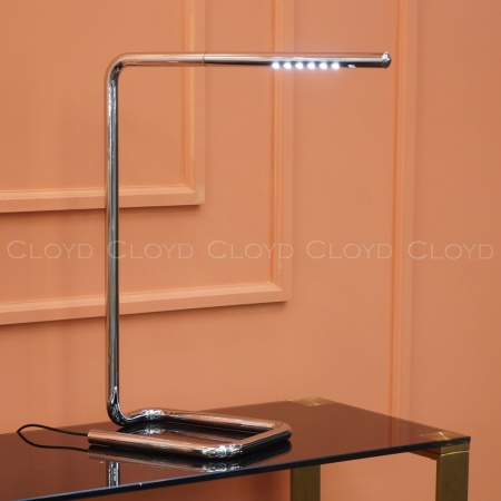 Настольная лампа Cloyd SKOLAR T1 / выс. 50 см - хром (арт.30101) от интернет-магазина IDODOM.RU