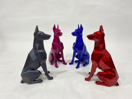 Доберман.   Финиш: Окрашивание по каталогу цветов Rall. Цвет: Чёрный матовый. от интернет-магазина IDODOM.RU