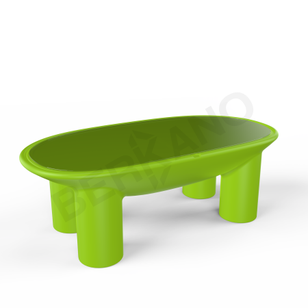 Стол SLON со стеклом Spring Green