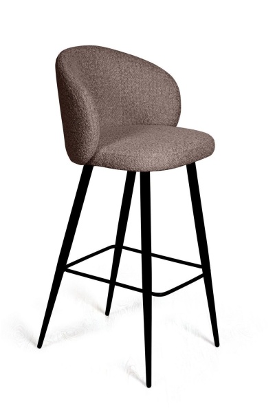 Стул полубарный Vito, букле коричневый / опора конус от интернет-магазина IDODOM.RU