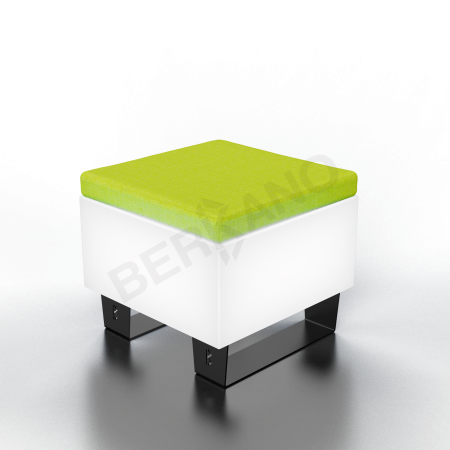 Скамейка Brick 60 Snow White Light, Green