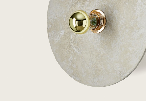 Бра Kassy 30 см керамика + цоколь 5 см черный металл от интернет-магазина IDODOM.RU