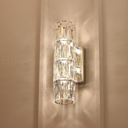 Бра Cloyd EPICURE W3 / выс. 30 см - хром (арт.20260) от интернет-магазина IDODOM.RU
