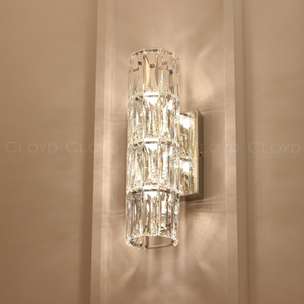 Бра Cloyd EPICURE W3 / выс. 30 см - хром (арт.20260) от интернет-магазина IDODOM.RU