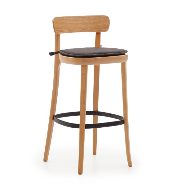 Romane Подушка для стула темно-серого цвета 43 x 43 см от интернет-магазина IDODOM.RU