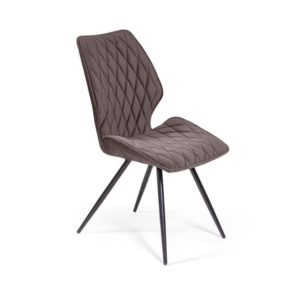 Стул Flash ромб, бархат антрацит 14 от интернет-магазина IDODOM.RU