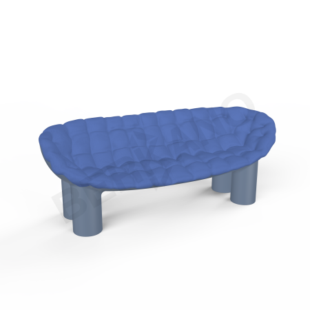 Диван SLON Wave Blue, Navy