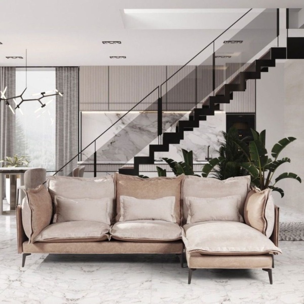 Elliot диван с шезлонгом от интернет-магазина IDODOM.RU