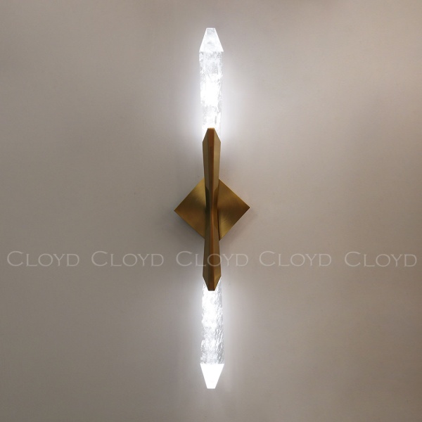 Бра Cloyd GRENGAM W2 / выс. 80 см - латунь (арт.20427) от интернет-магазина IDODOM.RU