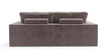 Диван Элизиум прямой двухместный - Оксфорд искусственная замша