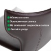 Стул Аустин, кожа коричневый от интернет-магазина IDODOM.RU