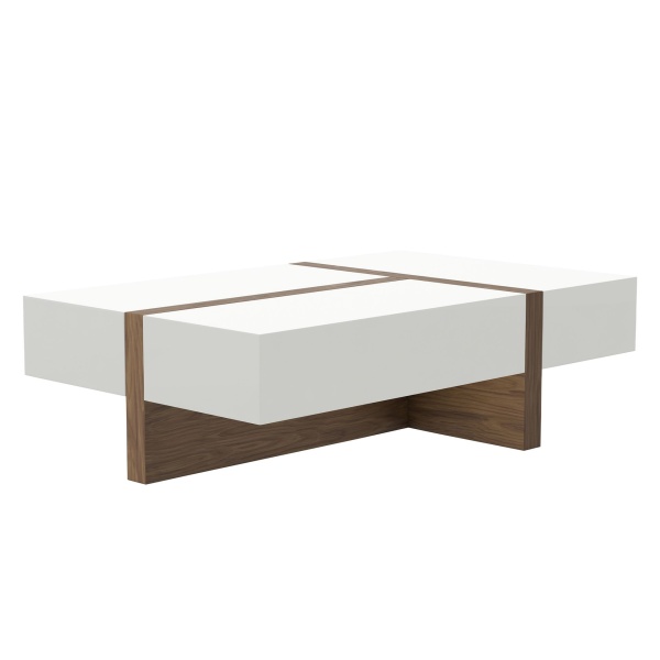 Журнальный столик MH1316A /2060 лакированный белый от интернет-магазина IDODOM.RU