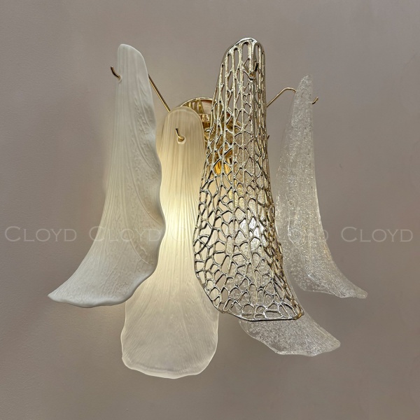 Бра Cloyd WASABI W2 / выс. 33 см - керамика - золото (арт.20406) от интернет-магазина IDODOM.RU