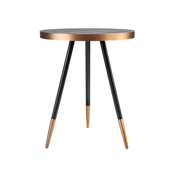 Круглый журнальный столик из стали и керамики CT1015-1AA /2069 от интернет-магазина IDODOM.RU