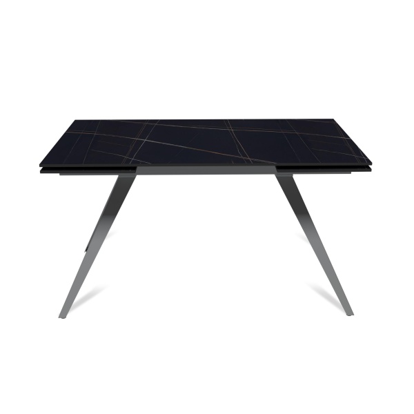 Стол раскладной Asti (140+40+40), керамика матовая Blackgold от интернет-магазина IDODOM.RU