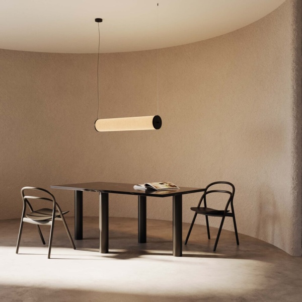 Подвесной светильник Nooi C1276/L с черным мраморным шаром от интернет-магазина IDODOM.RU