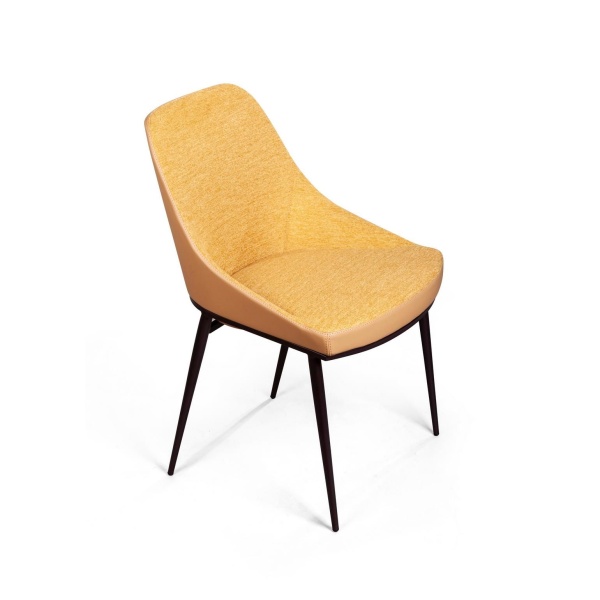 Стул Vincent, велюр комби жёлтый от интернет-магазина IDODOM.RU