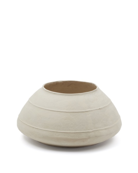 Ваза из папье-маше Sylan белого цвета 60 см от интернет-магазина IDODOM.RU