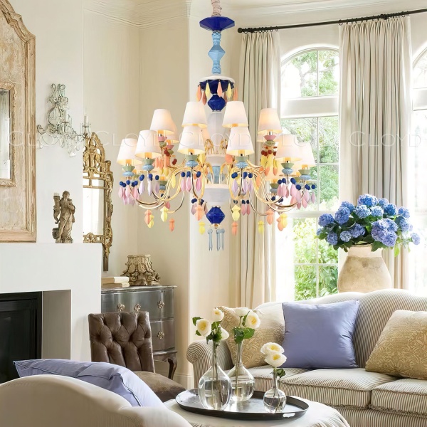 Люстра Cloyd LOTTIE-A C20 / Ø92 см- цветная керамика (арт.11214) от интернет-магазина IDODOM.RU