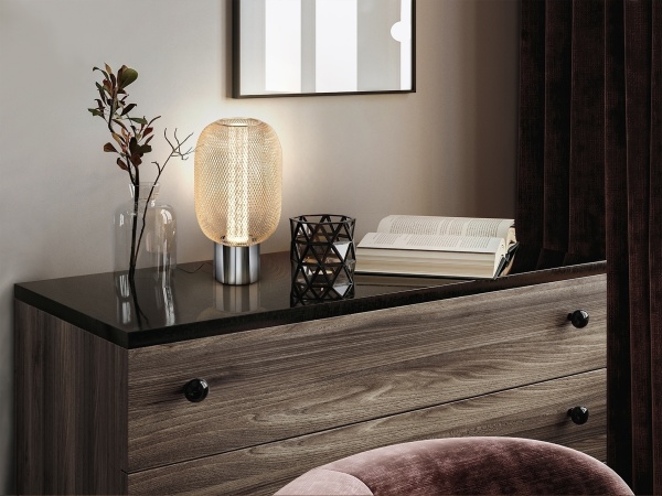 Настольная лампа Micron хром / золотой от интернет-магазина IDODOM.RU