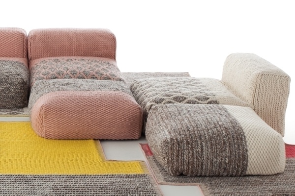 Пуф Mangas Space Plait Pink от интернет-магазина IDODOM.RU