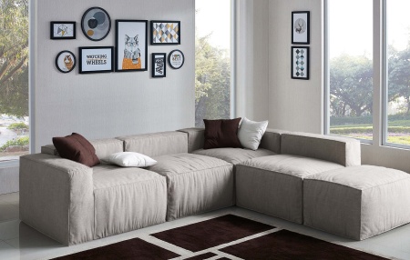 Пуф Фри ФП001 - Оксфорд искусственная замша