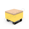 Скамейка Brick 60 Yellow, Sand