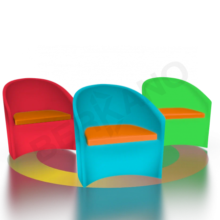 Кресло Oasis Snow White RGB E27 Умный дом, Orange