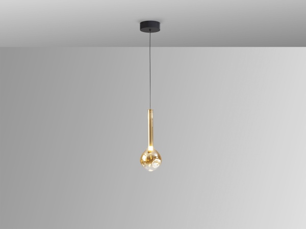 Essenza Люстра 1L - черный-золотой от интернет-магазина IDODOM.RU