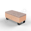Скамейка Brick 120 Terracotta, Cappuccino