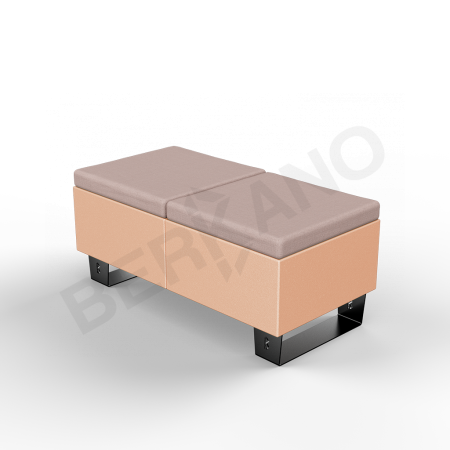 Скамейка Brick 120 Terracotta, Cappuccino