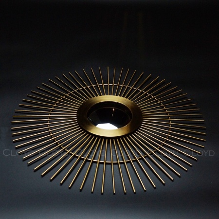 Зеркало Cloyd AHAU Mirror / Ø46 см - латунь (арт.50155) от интернет-магазина IDODOM.RU