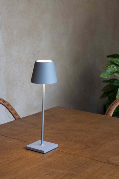 Портативная лампа Toc серая от интернет-магазина IDODOM.RU