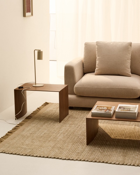 Диван Gala 4-местный из бежевого шенилла от интернет-магазина IDODOM.RU