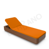 Шезлонг Grace Brown, Orange
