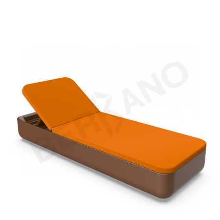 Шезлонг Grace Brown, Orange