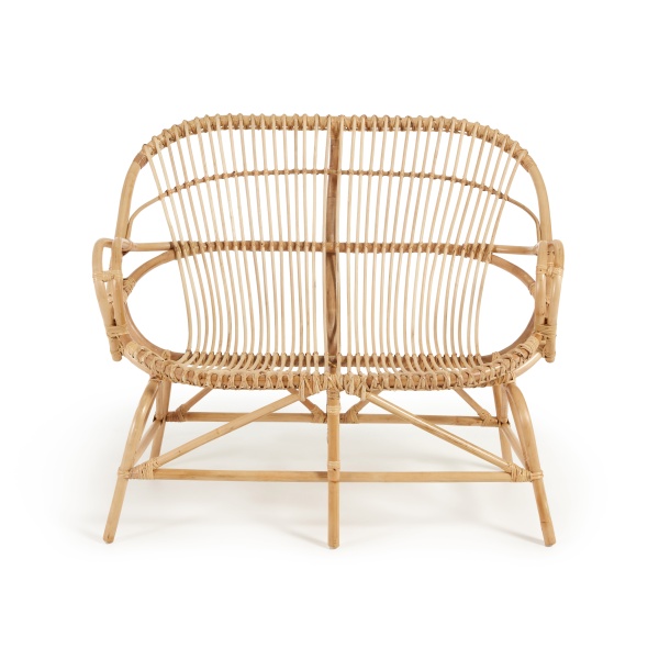 Mimosa Скамейка из ротанга с натуральной отделкой 114 см от интернет-магазина IDODOM.RU