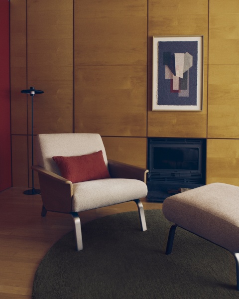 Чехол на подушку Velina из красного льняного жаккарда с узором 30 x 50 см от интернет-магазина IDODOM.RU