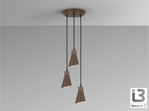 Bera Люстра 3L коричневый от интернет-магазина IDODOM.RU