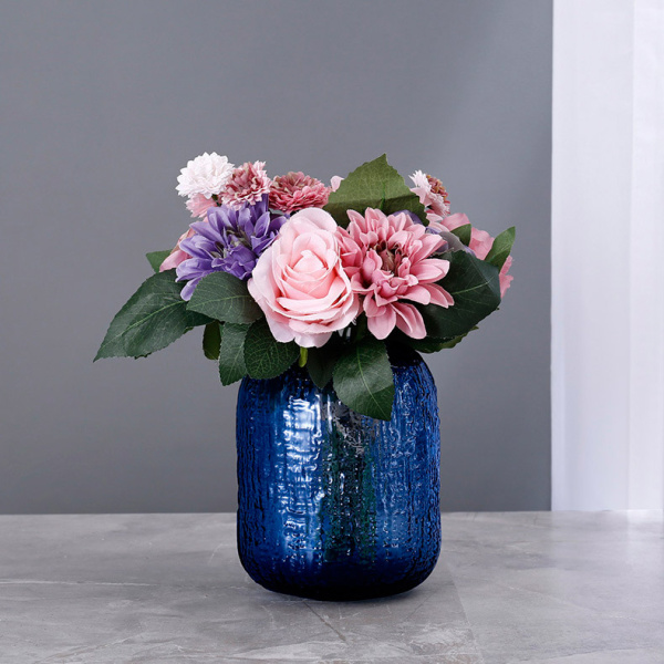 Ваза Cloyd KOWO Vase / выс. 17 см - синее стекло (арт.50019) от интернет-магазина IDODOM.RU